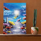 Tuval Üzerine Dijital Baskı Modern Sanatsal Kanvas Tablo 35x50 Tablo-A133