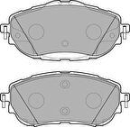 Delphi LP2691 Ön Fren Balatası Toyota Corolla 2013-Auris 2012-1.33 1.6 Benzinli 1.4 D4D Dizel 446502390