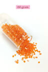 Kesme Cam Boncuk 2mm - 60 Gram - Şeffaf Turuncu - BNC362