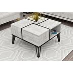 Orta Sehpa Nova Kristal Siyah