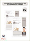 Dermal Aydınlatıcı, Nemlendirici İnci Özlü Kolajen Maske Gece Maske Seti 2 Adet