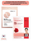 3 Katmanlı Rose Gold Göz Maskesi ve Nemlendirici Ve Pürüzsüzleştirici Gül Özlü Kolajen Maske Seti
