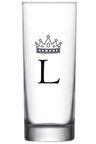 Tek L Harfli Baskılı Bardak