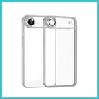 DEFNE STORE iPhone 17 Air Uyumlu Lensli Silikon - Gümüş DFNBEZ
