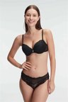 Arias Closet Balenli Destekli Dolgulu Taşlı Dantelli Sütyen ve Slip Takım