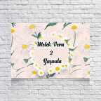 Papatya Temalı Doğum Günü Afişi 100x150 cm