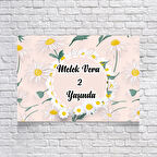 Papatya Temalı Doğum Günü Afişi 50X70 cm