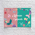 Mercan Temalı Doğum Günü Afişi 70X100 cm