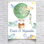Balon Temalı Doğum Günü Afişi 35X50 cm