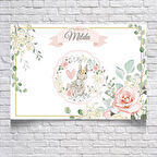 Tavşan Temalı Doğum Günü Afişi 50 x 70