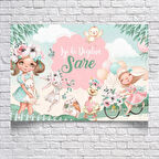 Bisiklet Temalı Doğum Günü Afişi 70X100 cm