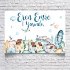 Manzara Temalı Doğum Günü Afişi 35 x 50 Cm