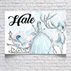 Karlar Kraliçesi Temalı Doğum Günü Afişi 35 x 50 Cm