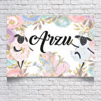 Sevimli Koyunlar Temalı Doğum Günü Afişi 70 x 100