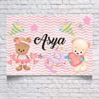 Oyuncak Ayıcık Temalı DoğumGünü Afişi 70X100 cm