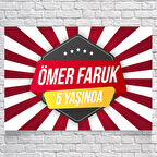 Sirk Temalı Doğum Günü Afişi 35X50 cm