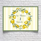 Limon Temalı Doğum Günü Afişi 70x100 Cm
