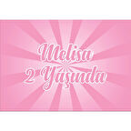 Yeşil Doğum Günü Afişi 50X70 cm