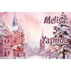 Çiçekler Temalı Doğum Günü Afişi -10 70X100 cm