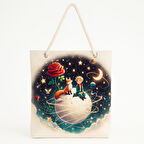 Küçük Prens ve Tilki Baskılı Plaj Çantası