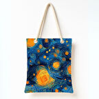 Yıldızlı Gece Esintili Omuz Çantası