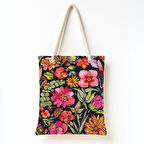 Gece Çiçekleri Omuz Çantası