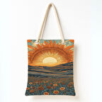 Güneş Bahçesi Eskizi Omuz Çantası