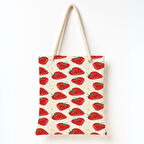 Çilekli Çiçek Bahçesi Omuz Çantası