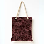 Burgundy Bahçe Rüyası Omuz Çantası