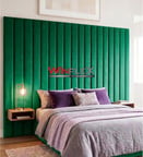 WİNFLEX Dikey Akustik Kumaş Panel (10x210 cm - 12'li Set)  YEŞİL
