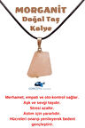 Morganit Doğal Taş Kolye Zincir Hediyeli