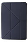 Huawei Honor Pad 9 Kılıf Kalemlikli Mars Tablet Kılıfı - Lacivert-(5796)