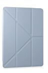 Samsung Galaxy Tab A9 Kılıf Kalemlikli Mars Tablet Kılıfı - Mavi-(5796)