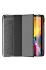 iPad 10.2 (7.nesil) Kılıf Tablet Focus Silikon - Siyah-(5796)