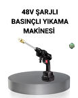 Kablosuz Basınçlı Yıkama Makinesi – 48V Güçlü Motor 2 Pil ve Köpük Haznel