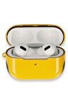Airpods Pro (1.nesil) 3in1 Kılıf - Sarı-(5796)