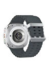 Watch 7 Ultra KR417 Rug Silikon Kordon - Koyu Gri-(5796)