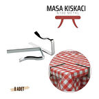 HSNET Masa Örtüsü Klipsi - Metal Masa Kelepçesi Masa Örtüsü Sabitleyici 8 ADE