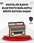 Ahşap Görünümlü Masaüstü Bluetooth Cihaz