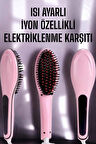 Saç Düzleştirici Tarak Isı Ayarlı Yıpranma Önleyici Düzleştirici Fön Tarak