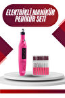 Elektrikli Profesyonel Manikür Pedikür Seti Değiştirilebilir Başlık Seçeneği