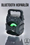 Işıklı Bluetooth Hoparlör Müzik ve Renkli Işık Taşınabiilir