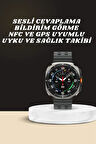Akıllı Saat Amoled Ekran Bluetooth Bağlantılı Sağlık Takibi GPS Uyumlu