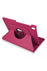Lenovo M10 FHD Plus X606F Kılıf 360 Tablet Deri Kılıf - Pembe-(5796)
