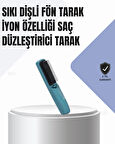 3D Dişli Saç Düzleştirici Tarak – USB Şarjlı Kompakt Tasarım