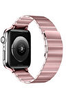 Apple Watch 38mm KR404 Huks Kordon - Rose Gold-(5796)