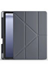 Xiaomi Redmi Pad Pro 12.1 Kılıf Kalemlikli Mars Tablet Kılıfı - Koyu Gri-(5796)