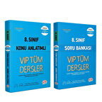 Editör Yayınları 8.Sınıf VIP Tüm Dersler Konu ve Soru Seti 2 Kitap