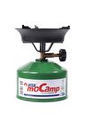 Taşınabilir Çakmak Gazı Ile Dolan Iksa Mocamp Kamp Ocağı Yeşil