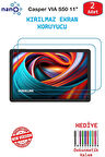 Casper VIA S50  11" İçin Uyumlu Nano Ekran Koruyucu 9h Esnek 2 ADET